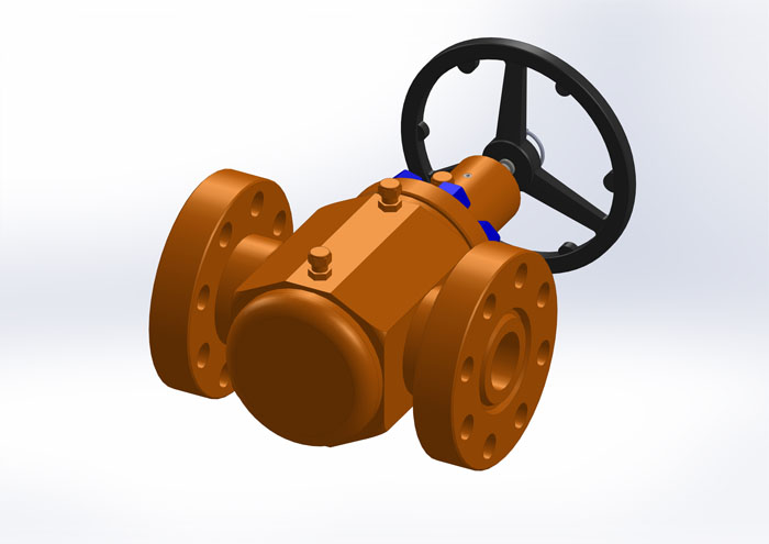 Gate-Valve-Flange-Assembly